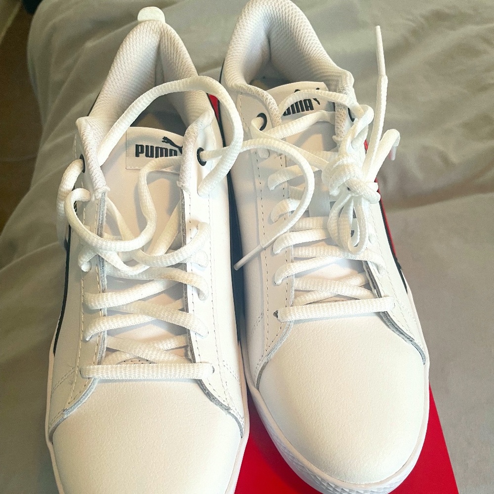 White and Black Puma Sneaker